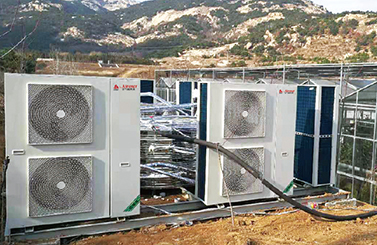 日照七彩鳳凰農業觀光大棚空氣能熱泵供暖項目